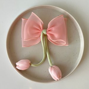 Tulip Hair Bow Clip