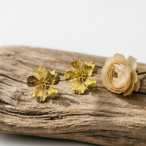 Golden Blossom Earrings