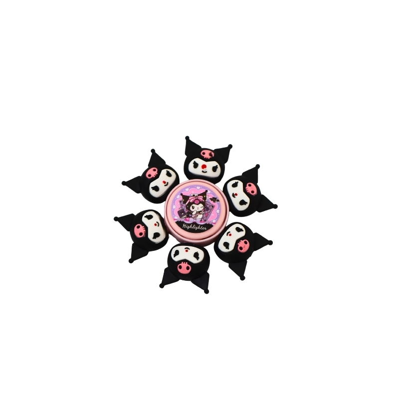 Kawaii Kuromi 6-in-1 Mini Highlighter Wheel Set - Image 3