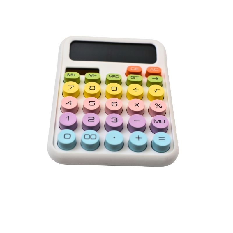 Pastel Typewriter Style Desktop Calculator with Round Keys (Per Piece) - Image 3
