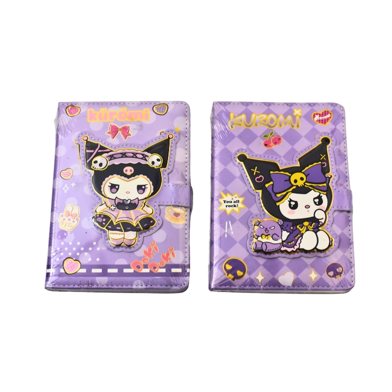 Kawaii Kuromi Magnetic Closure PU Leather Diary & Notebook