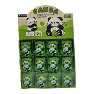 Panda 2-in-1 Double Hole Pencil Sharpener & Eraser