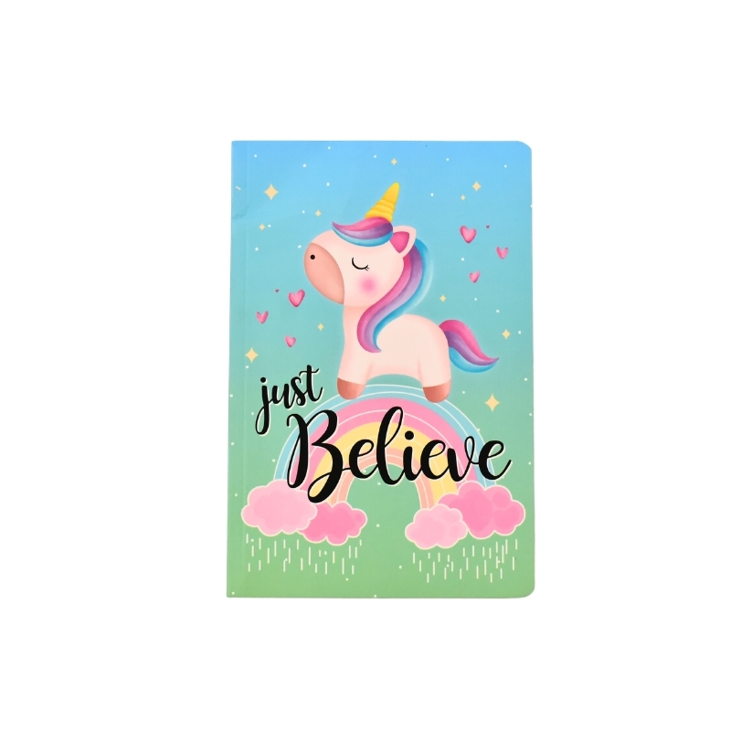 Magical Unicorn "Believe" Softcover Diary & Notebook 2-Piece Combo - Image 4