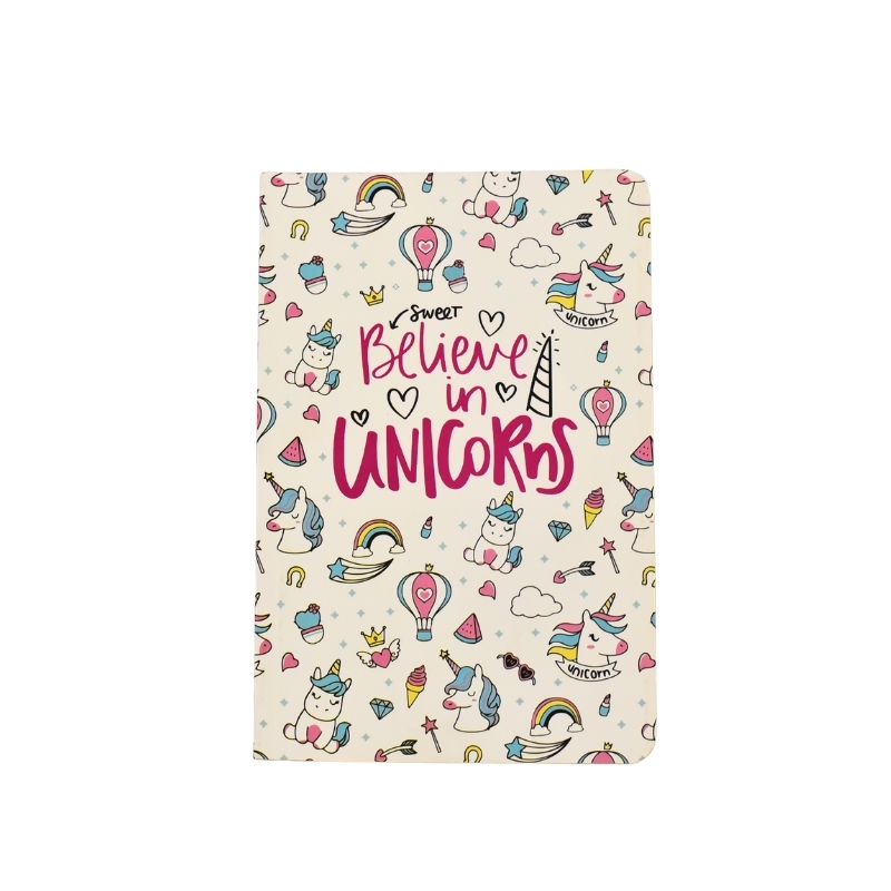 Magical Unicorn "Believe" Softcover Diary & Notebook 2-Piece Combo - Image 2