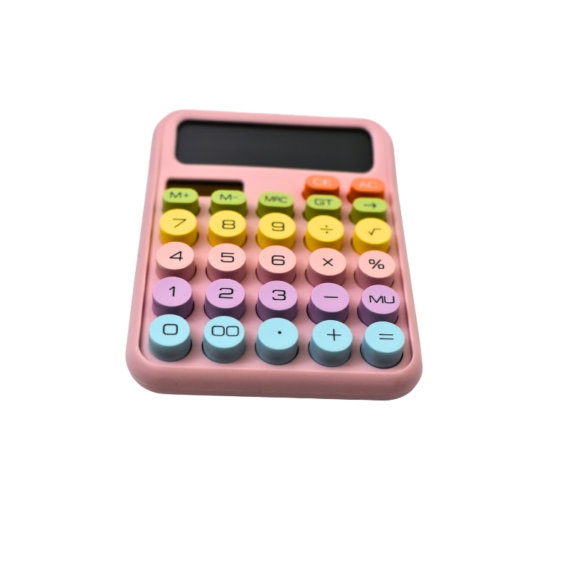 Pastel Typewriter Style Desktop Calculator with Round Keys (Per Piece) - Image 7