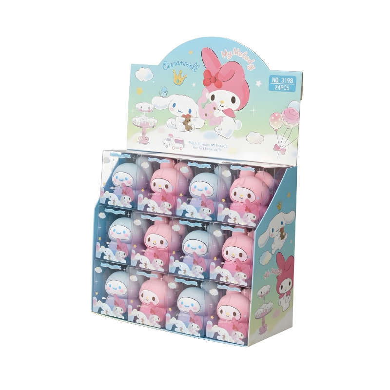 Sanrio 2-in-1 Pencil Sharpener & Eraser - My Melody & Cinnamoroll (Per Piece) - Image 2