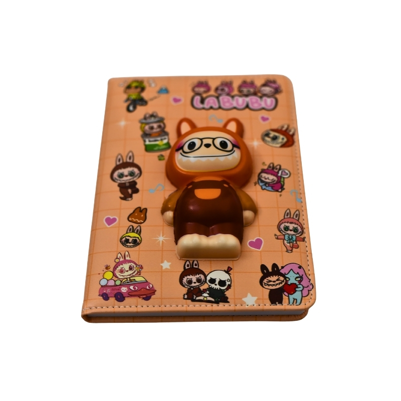 Kawaii Labubu 3D Squishy Cover Notebook & Diary - Image 2